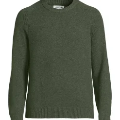 Men's Long Sleeve Lambswool Crewneck Sweater