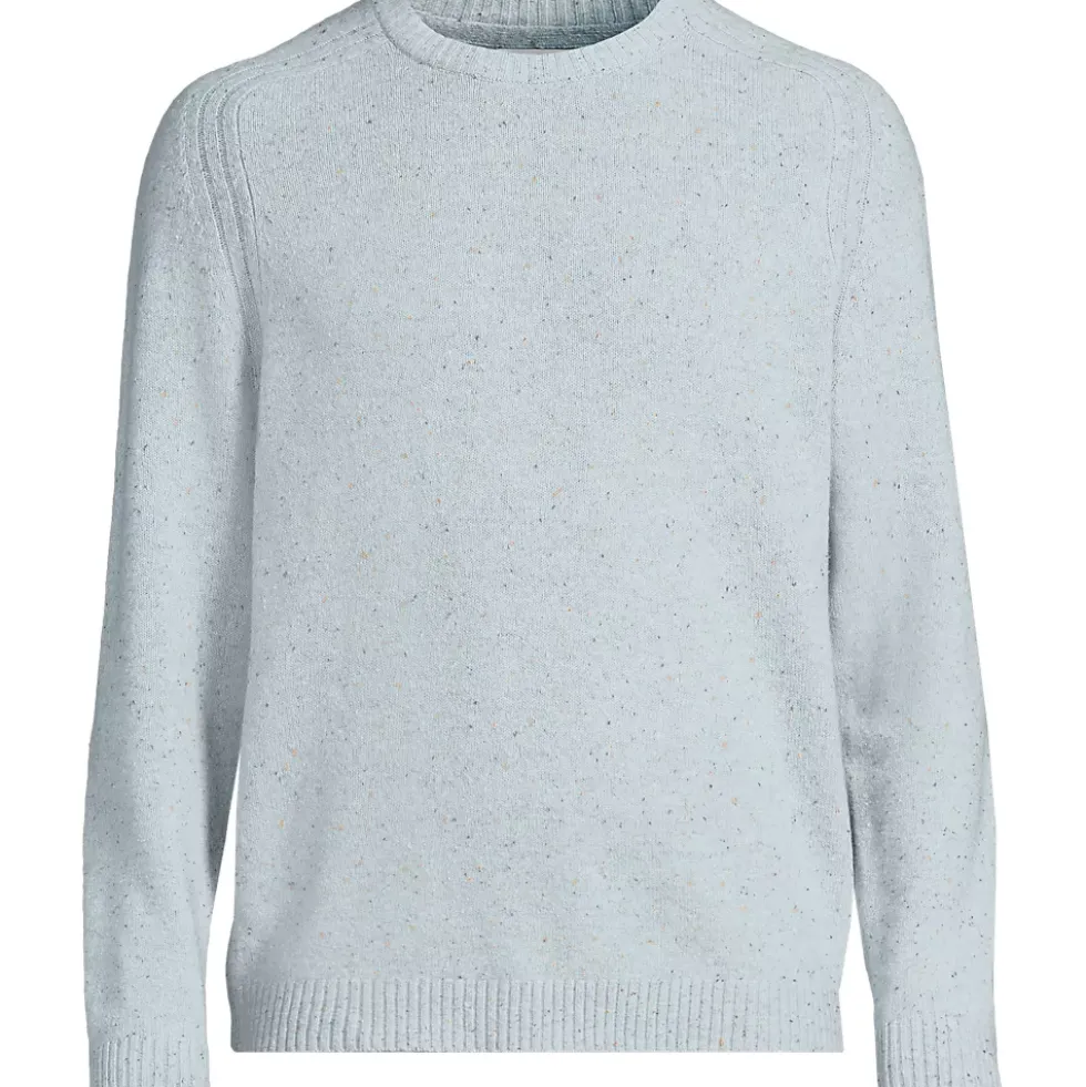 Men's Long Sleeve Lambswool Crewneck Sweater