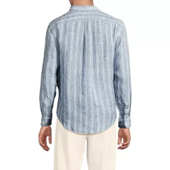 Men's Long Sleeve Linen Shirt