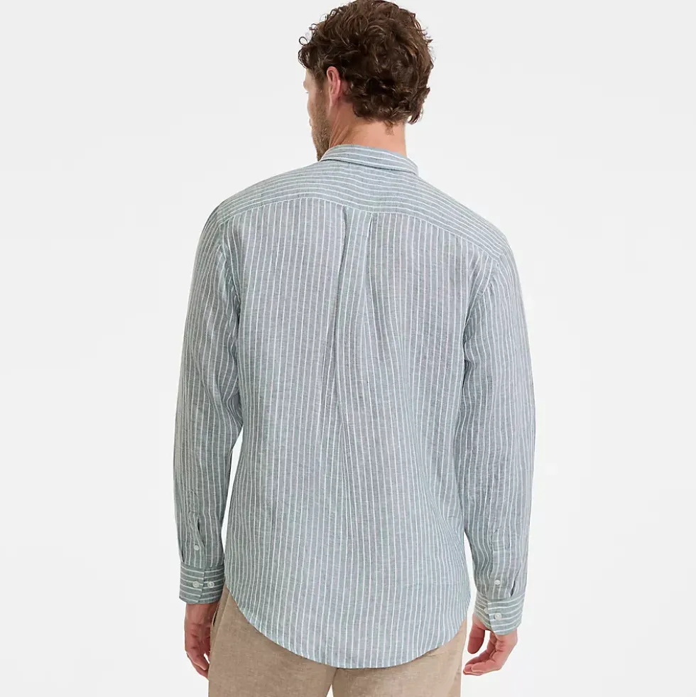 Men's Long Sleeve Linen Shirt
