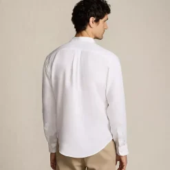 Men's Long Sleeve Linen Shirt
