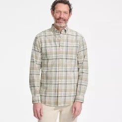 Men's Long Sleeve Madras Shirt