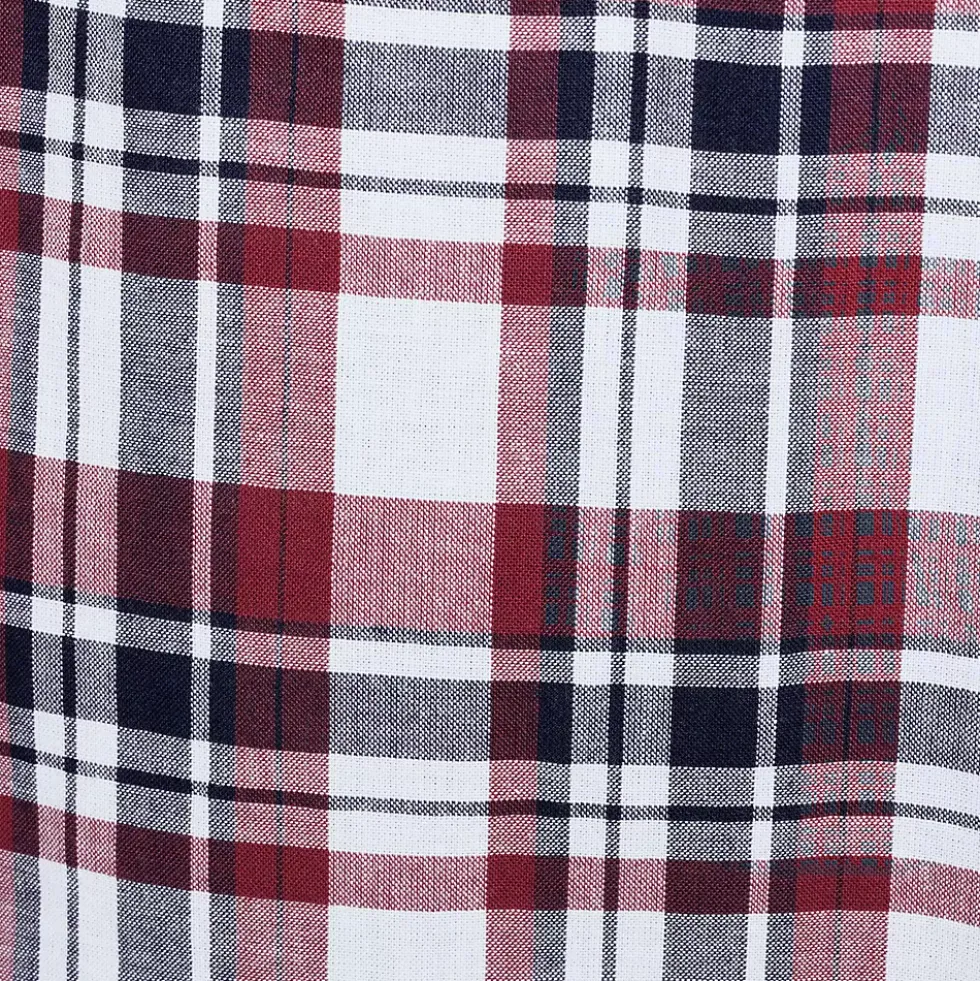 Men's Long Sleeve Madras Shirt