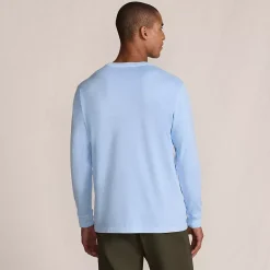 Mens Long Sleeve Pocket Sun Faded Super-T Tee