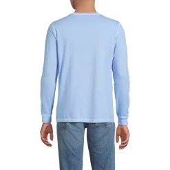 Mens Long Sleeve Pocket Sun Faded Super-T Tee
