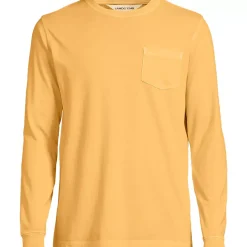 Mens Long Sleeve Pocket Sun Faded Super-T Tee