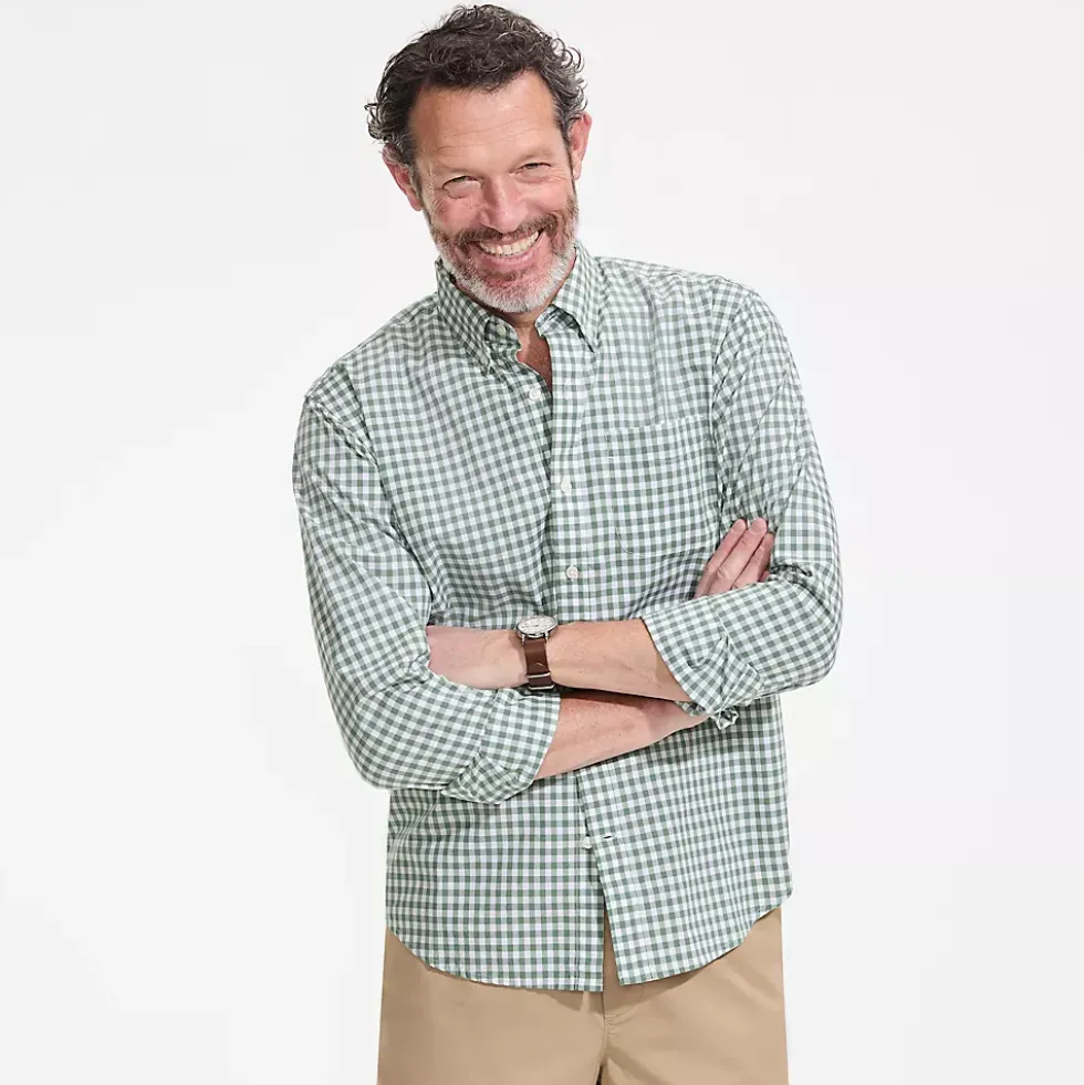 Men's Long Sleeve Poplin Shirt