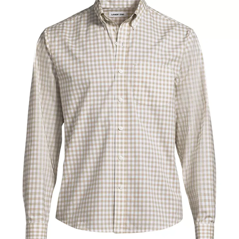 Men's Long Sleeve Poplin Shirt