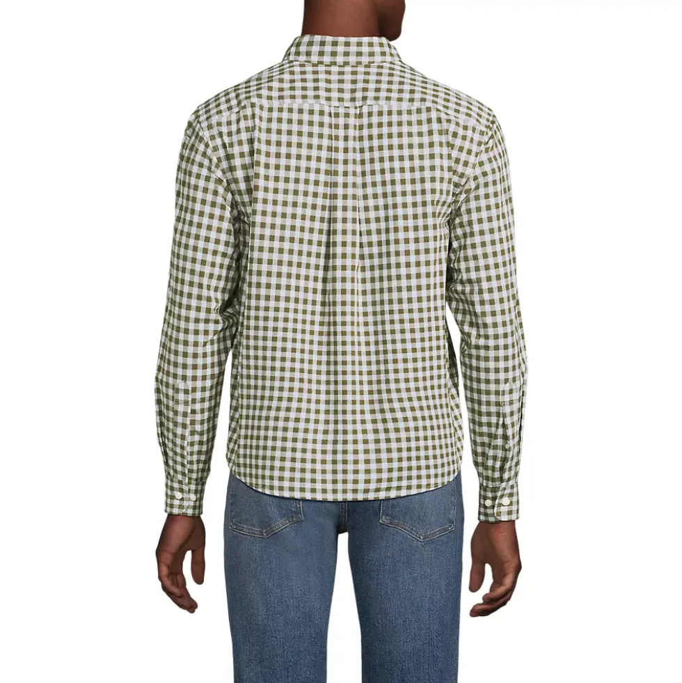 Men's Long Sleeve Poplin Shirt