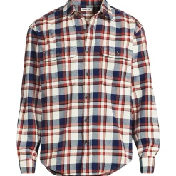 Men's Long Sleeve RainDefense Flannel Shirt