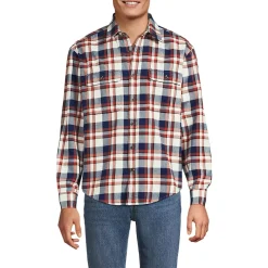 Men's Long Sleeve RainDefense Flannel Shirt