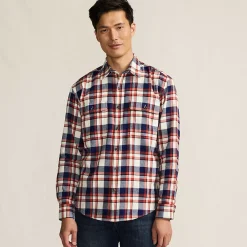 Men's Long Sleeve RainDefense Flannel Shirt
