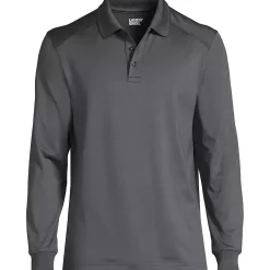 Men's Long Sleeve Rapid Dry Polo Shirt