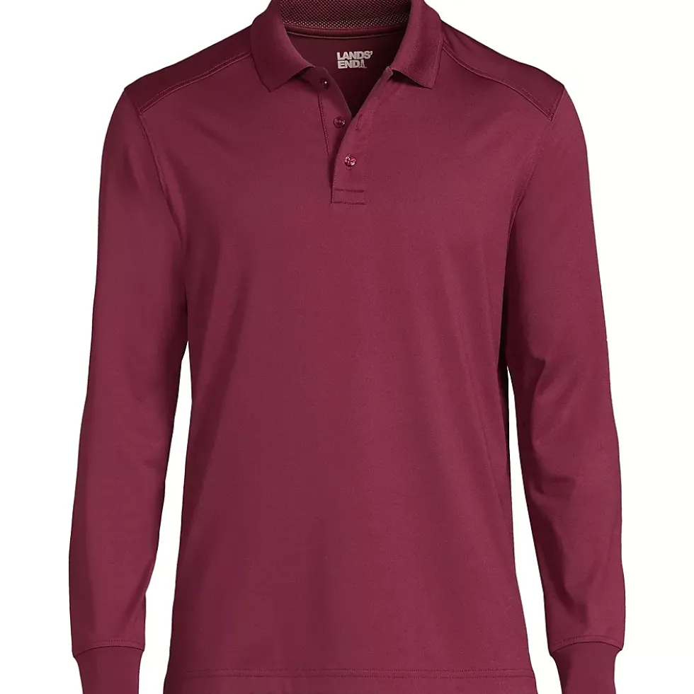 Men's Long Sleeve Rapid Dry Polo Shirt