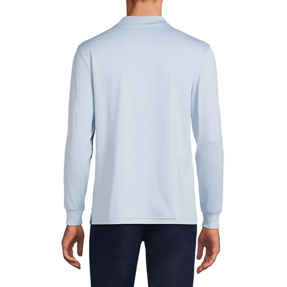 Men's Long Sleeve Rapid Dry Polo Shirt