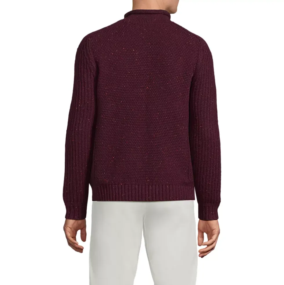 Men's Long Sleeve Roll Neck Sweater