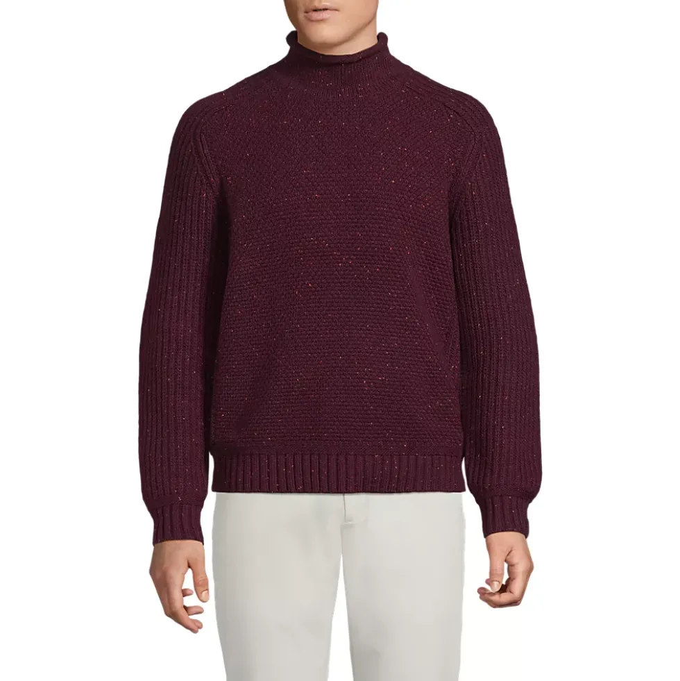 Men's Long Sleeve Roll Neck Sweater