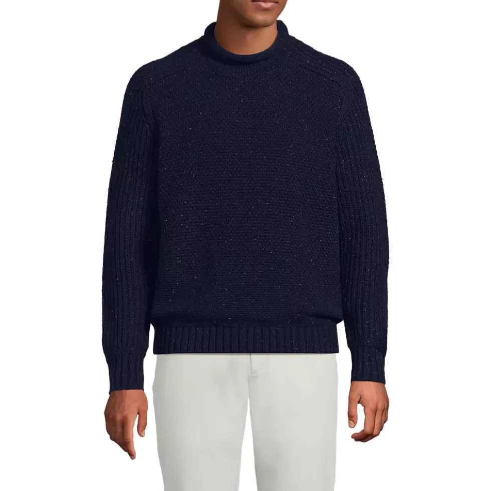 Men's Long Sleeve Roll Neck Sweater