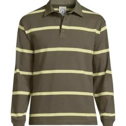 Men's Long Sleeve Rugged Rugby Polo