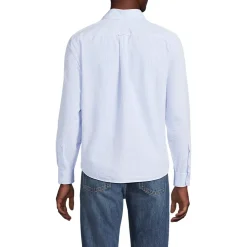 Men's Long Sleeve Seersucker Shirt