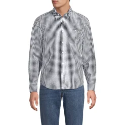 Men's Long Sleeve Seersucker Shirt