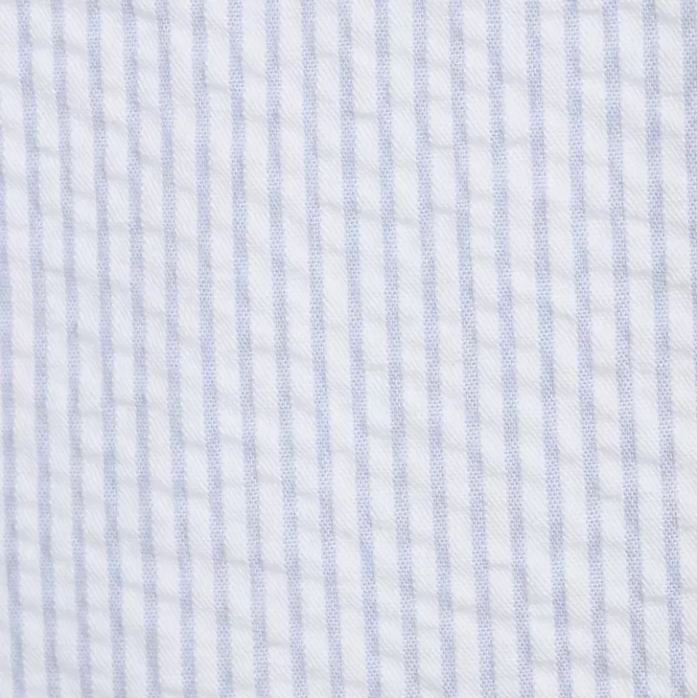 Men's Long Sleeve Seersucker Shirt
