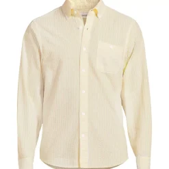 Men's Long Sleeve Seersucker Shirt