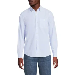 Men's Long Sleeve Seersucker Shirt