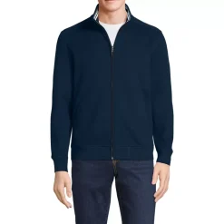 Men's Long Sleeve Serious Sweats Mock Full Zip