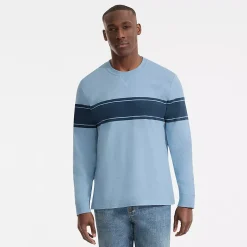 Men's Long Sleeve Slub Crew