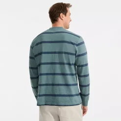 Men's Long Sleeve Slub Henley