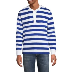 Men's Long Sleeve Slub Henley