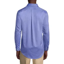 Men's Long Sleeve Solid Oxford Dress Shirt