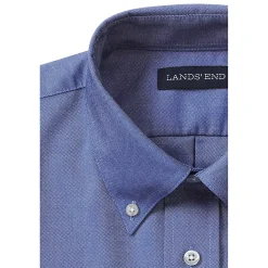 Men's Long Sleeve Solid Oxford Dress Shirt