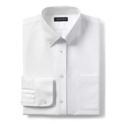 Men's Long Sleeve Solid Oxford Dress Shirt