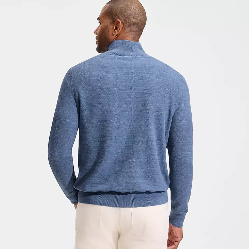 Men's Long Sleeve Summer Weight Quarter Zip
