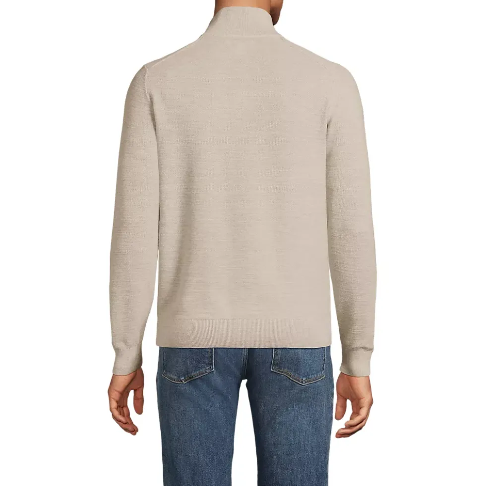 Men's Long Sleeve Summer Weight Quarter Zip
