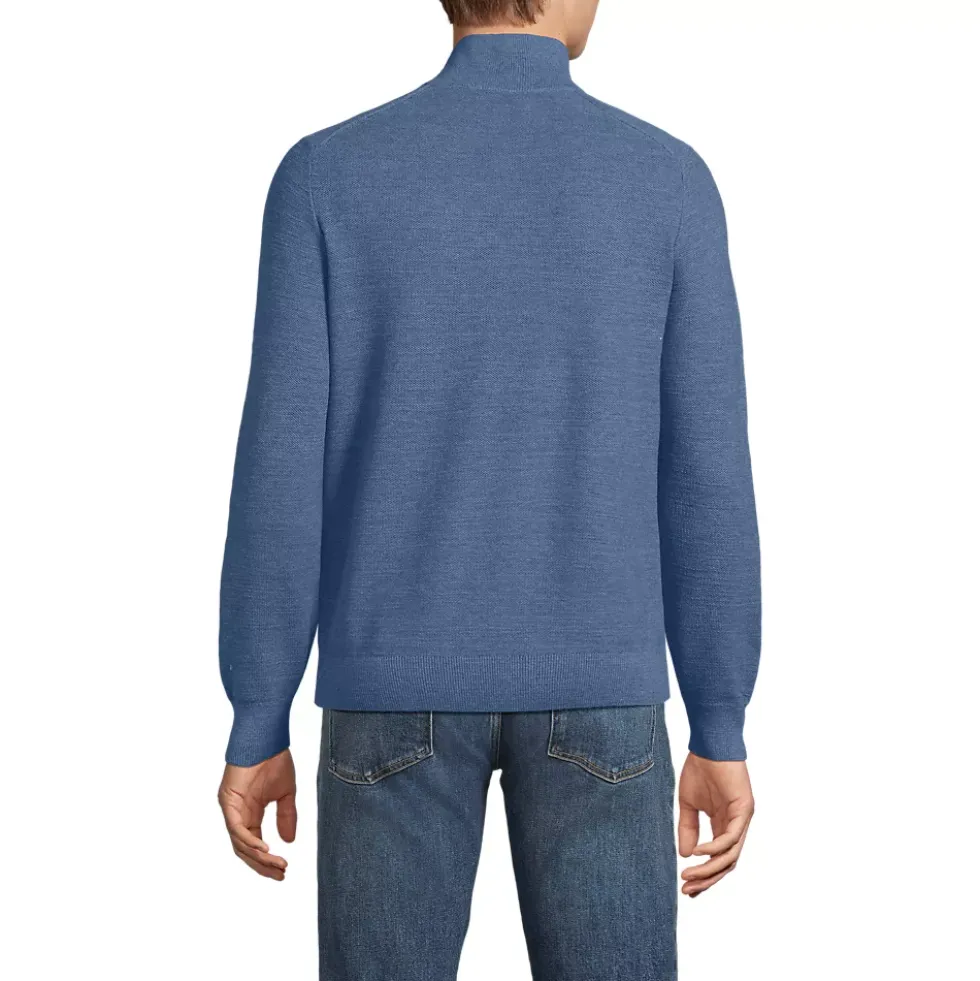 Men's Long Sleeve Summer Weight Quarter Zip