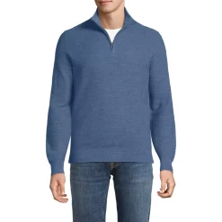 Men's Long Sleeve Summer Weight Quarter Zip