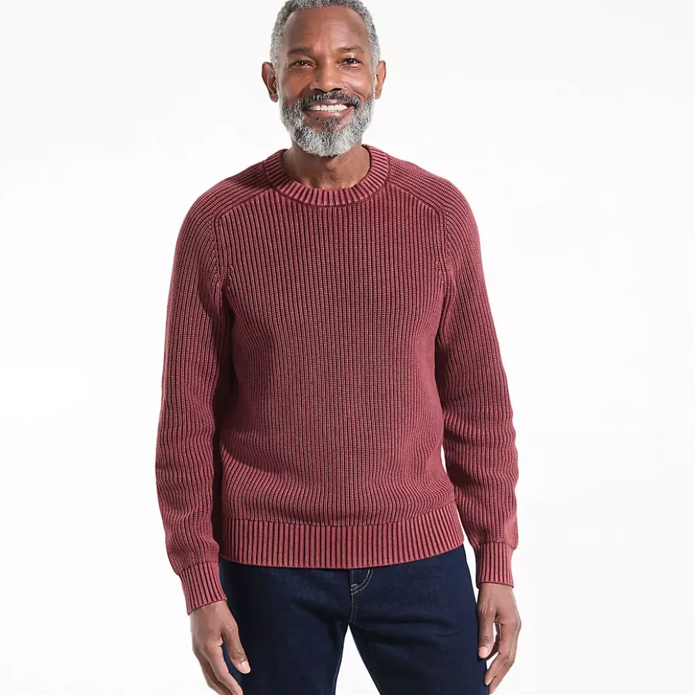 Men's Long Sleeve Sunwashed Drifter Sweater
