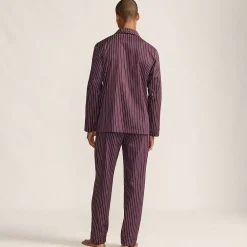 Men's Long Sleeve Temperature Regulating Woven Sleep Set