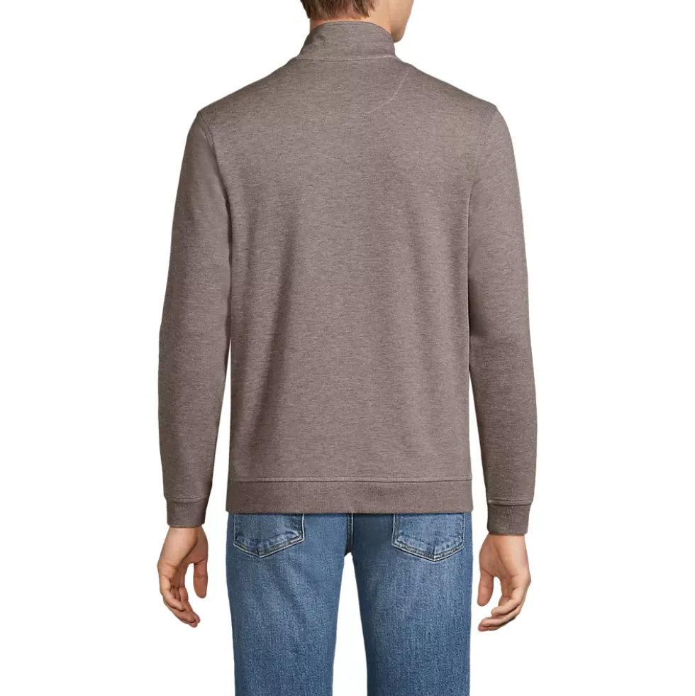 Men's Long Sleeve Travel Kit Pique Quarter Zip