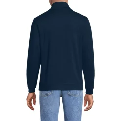 Men's Long Sleeve Travel Kit Pique Quarter Zip