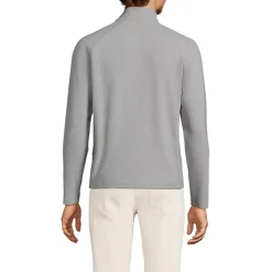 Men's Long Sleeve Waffle Quarter Zip