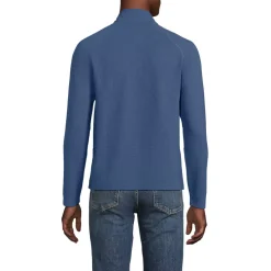 Men's Long Sleeve Waffle Quarter Zip