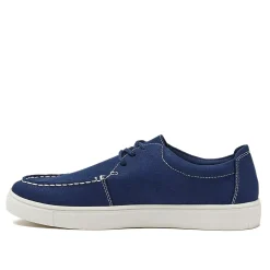 Men's Moc Toe Canvas Lace Up Sneakers