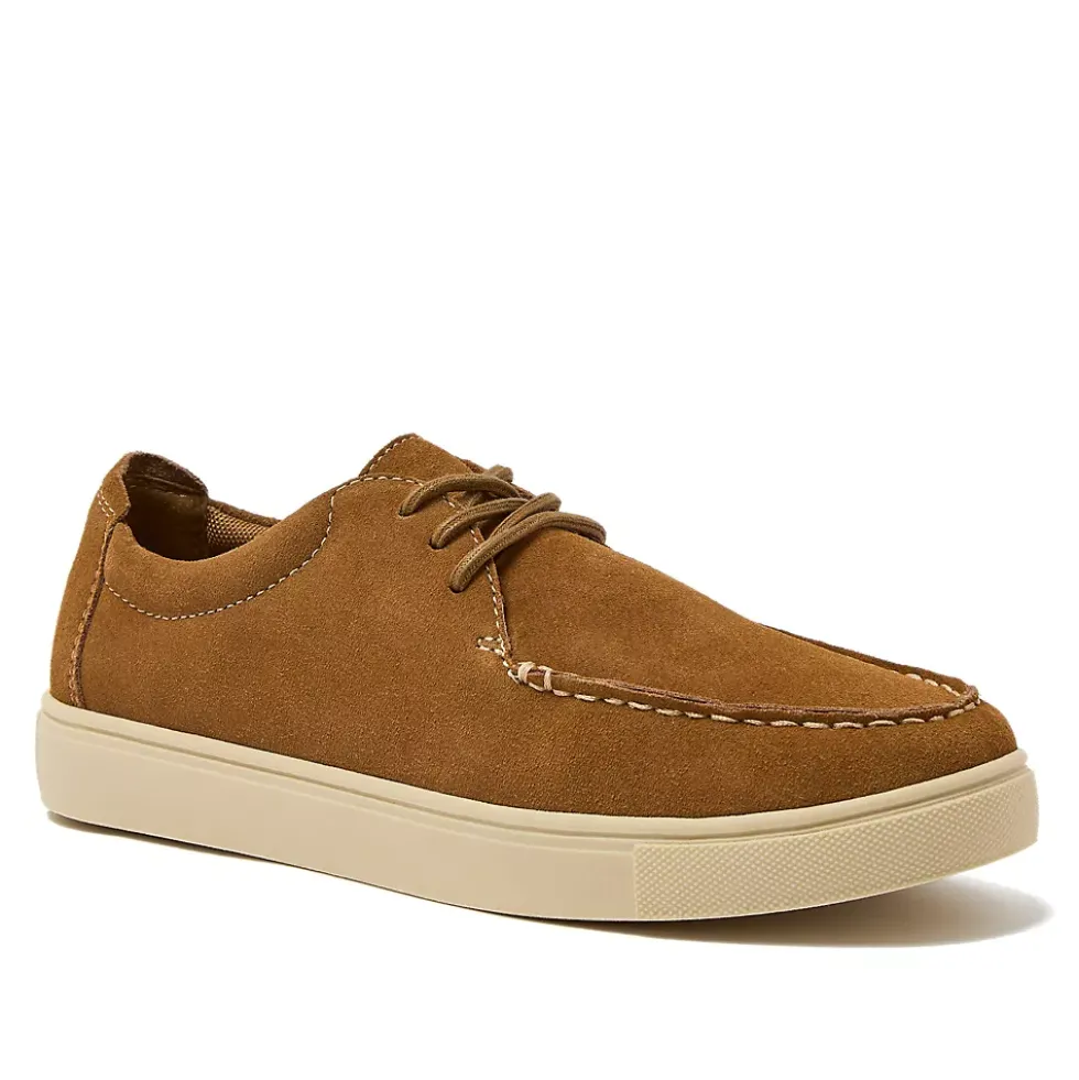 Men's Moc Toe Suede Lace Up Sneakers