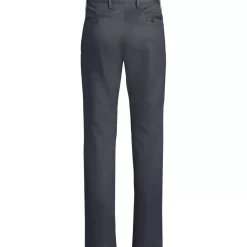Men's No Iron Straight Fit Plain Front Chino Pant