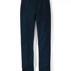 Men's No Iron Straight Fit Plain Front Chino Pant