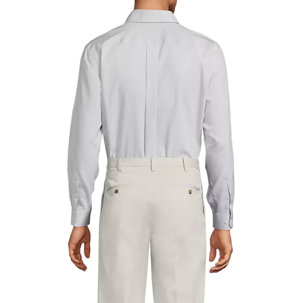 Men's No Iron Supima Cotton Pinpoint Buttondown Collar Dress Shirt